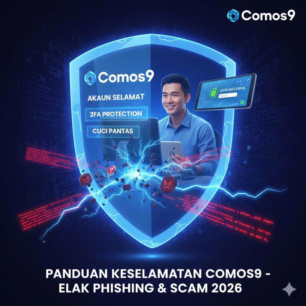 Panduan Keselamatan Comos9: Cara Elak Phishing & Kenal Pasti Link Rasmi
